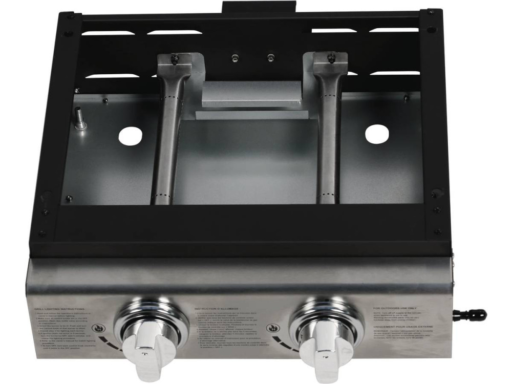 Plancha "Presto 2" - 2 Burners - 5 kW - Grey
