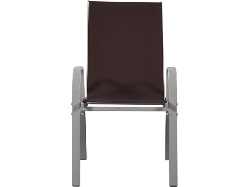"Cordoba" Textilene garden chair - Phoenix - Beige- Pack of 4