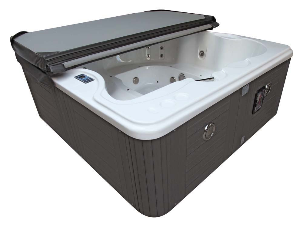 Cuba 6-seater spa - White tank - Balboa system + integrated Bluetooth - 220x210x80cm