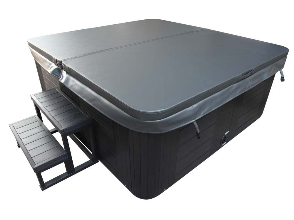 Cuba 6-seater spa - White tank - Balboa system + integrated Bluetooth - 220x210x80cm