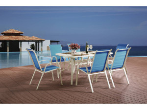 Outdoor Textelene Garden Furnitutre Cordoba - "Phoenix" - Blue 2