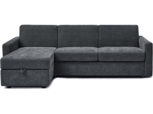 Celia" fabric express reversible and convertible corner sofa - 3 seater - Grey