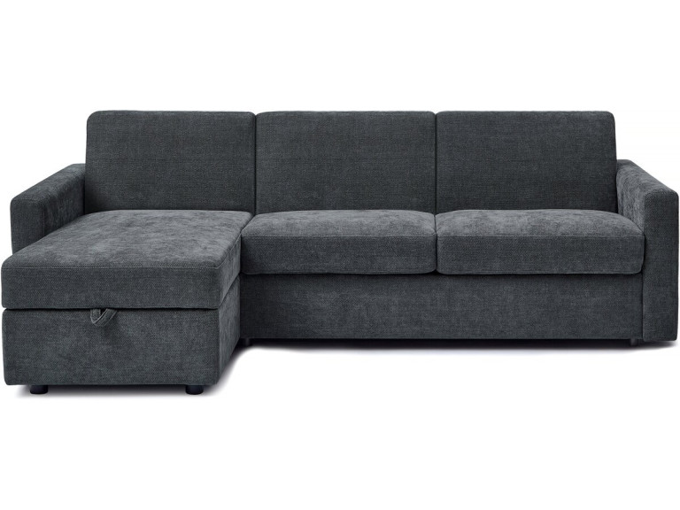 Celia" fabric express reversible and convertible corner sofa - 3 seater - Grey