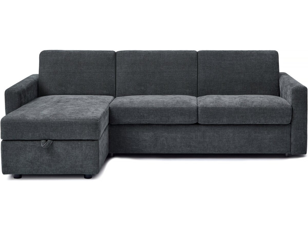 Celia" fabric express reversible and convertible corner sofa - 3 seater - Grey