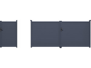 Marc gate + wicket pack - Grey