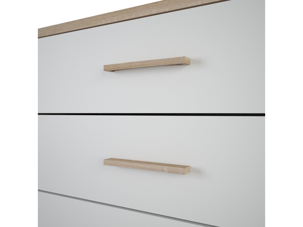 Selena" chest - Wood - 4 drawers - White
