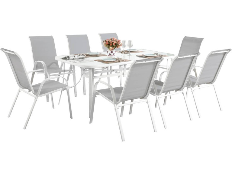 Outdoor Garden Furniture Set Cordoba XL 180 - "Phoenix" - Grey
