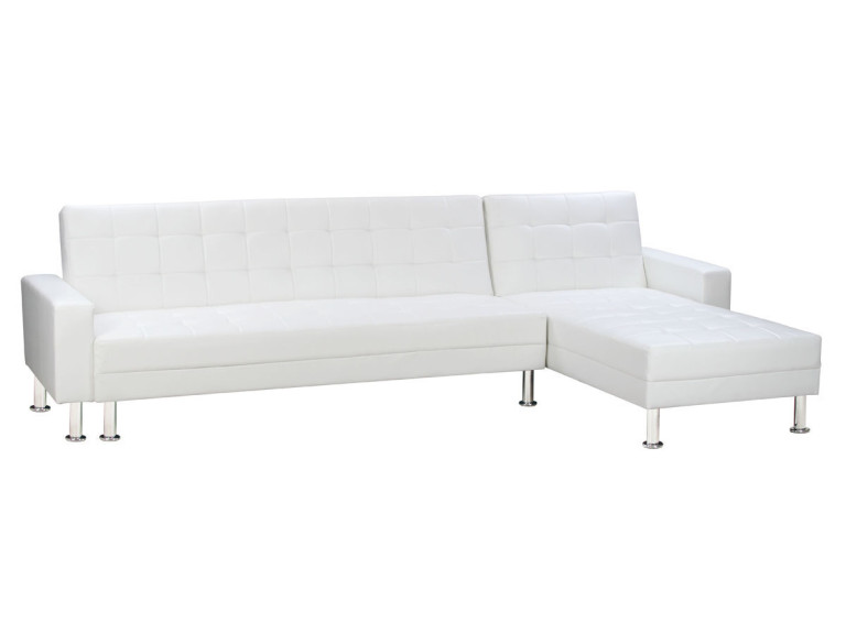 "Theo" convertible and reversible corner sofa - 5 seats - White