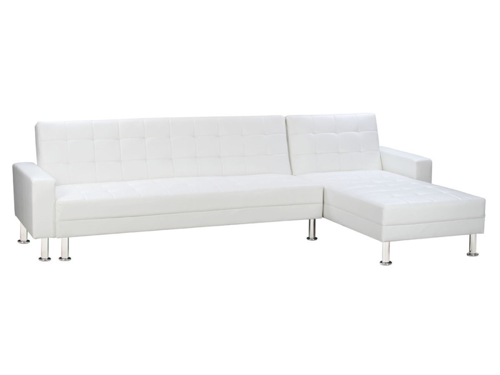 "Theo" convertible and reversible corner sofa - 5 seats - White