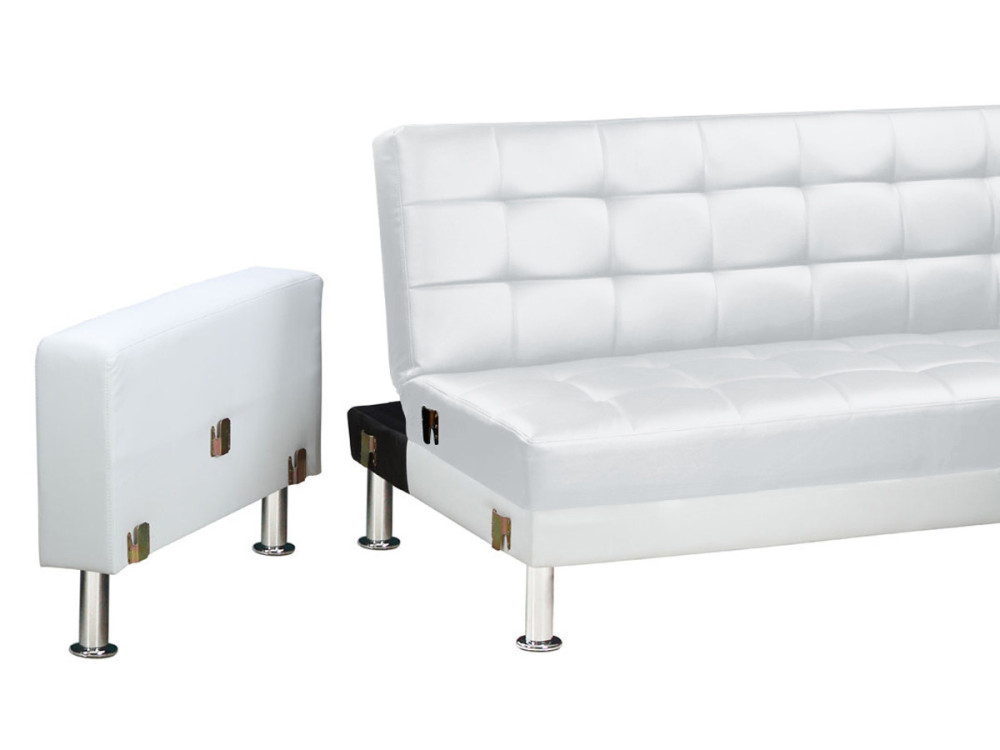 "Theo" convertible and reversible corner sofa - 5 seats - White