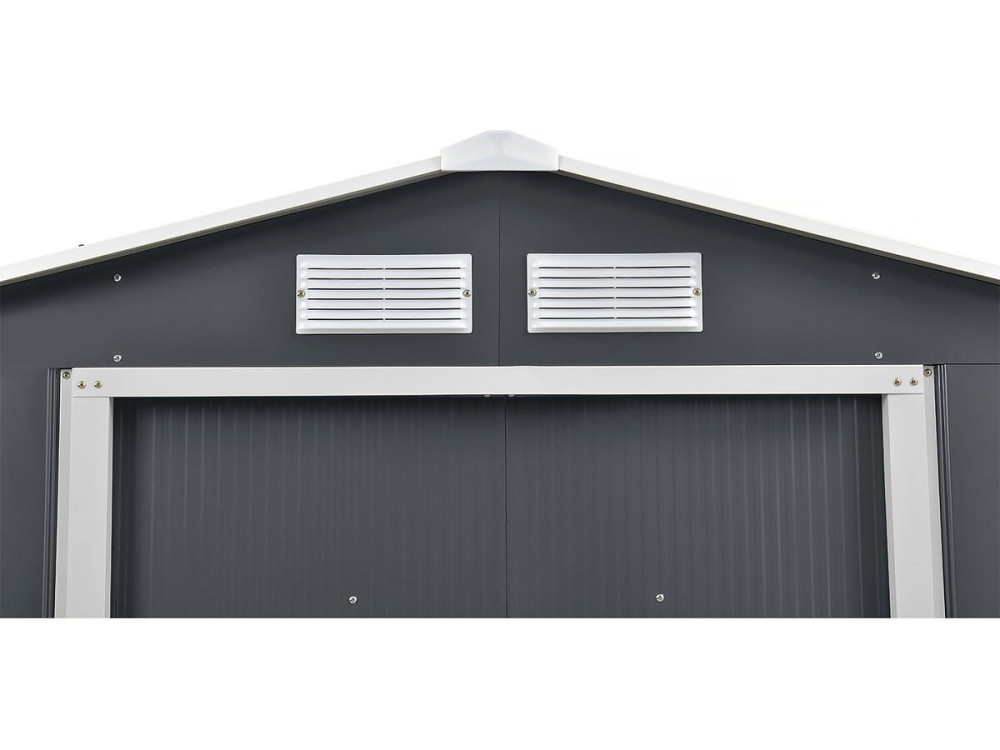 Metal garden shed - "Vegas" - 15 m² with gutter