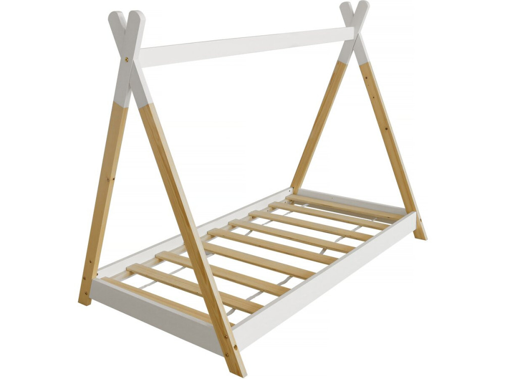 Tipi Bed "Melissa" 70 x 140 cm - White