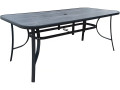 "Cordoba" garden table - Phoenix - 6 sits - White - Gris marbre