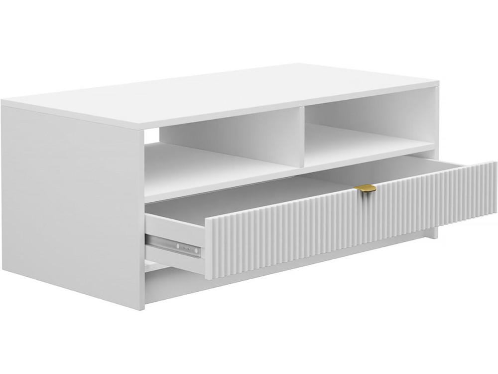 Tireno coffee table - 100 cm X 40 cm X 50 cm- white