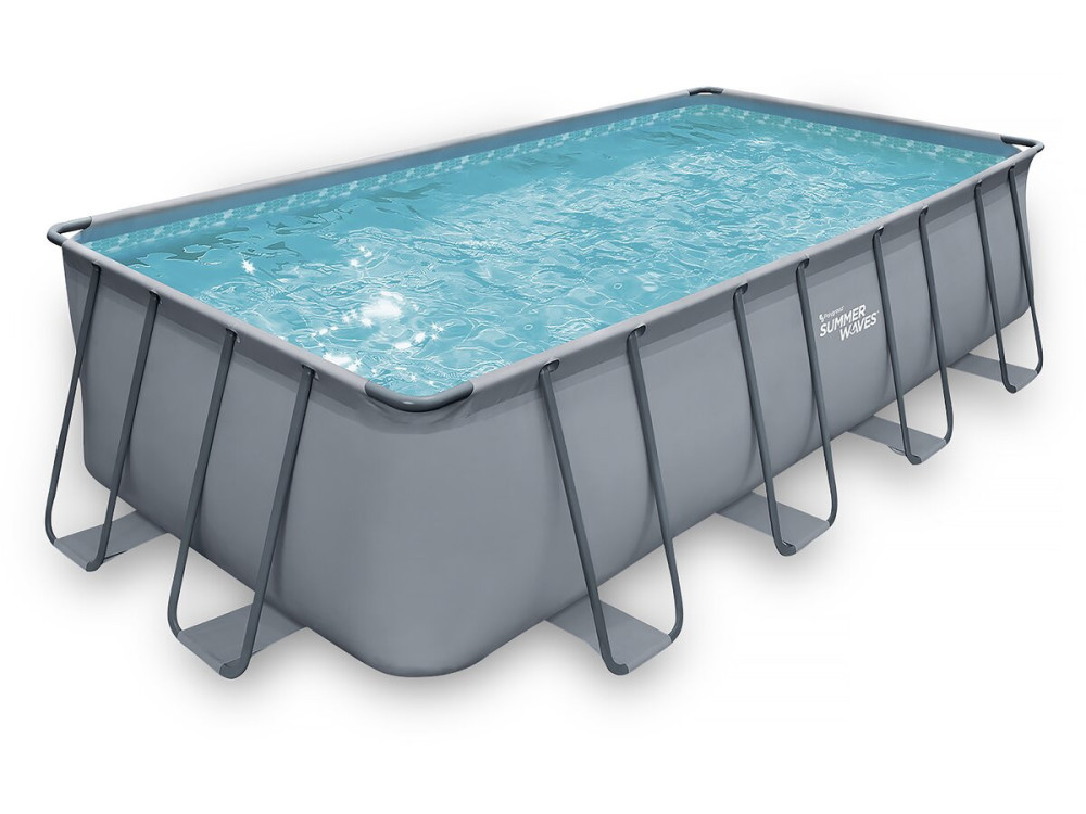 Frame swimming pool - ''LUDO 2 bis'' -  4,01 x 2,01 x 1,22 m - sand filtration system 4,1m3/h