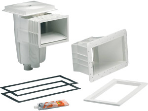Skimmer 15 L "Panel Protect" - Large opening - White