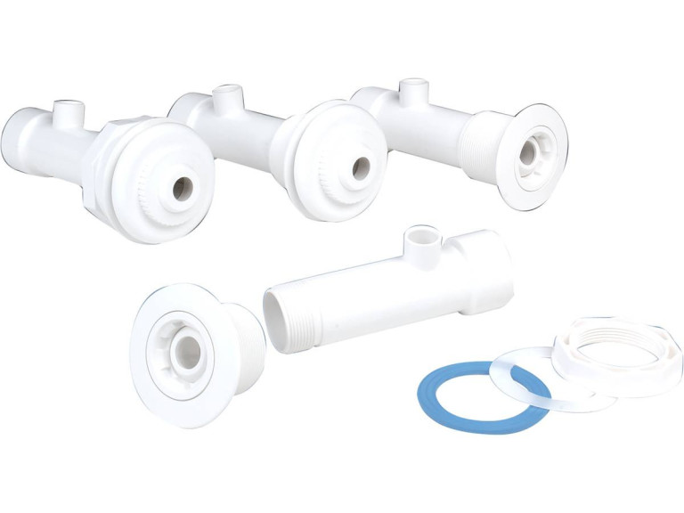 Hydromassage kit for liner pool - 19 cm - White