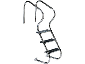 Residential pool ladder - 3 stainless steel steps