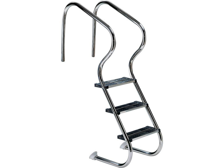Residential pool ladder - 3 stainless steel steps