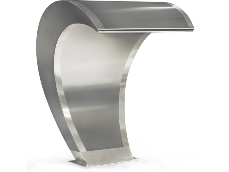 Classic" pool waterfall with anchor - Stainless steel