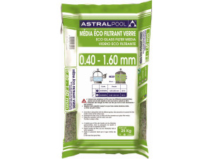 Eco filter glass 0.4 - 1.6 mm - 25 kg