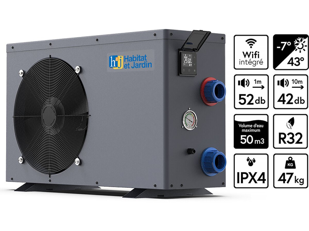 Heat pump - Power 9 kW - Wi-Fi box included