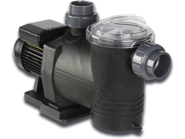 Niagara" self-priming pool pump - 1.5 HP three-phase - 56.5 x 20.5 x 34.8 cm - Black
