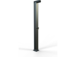 Angel" solar pool shower - 30 L - H.212.8 cm - Brown