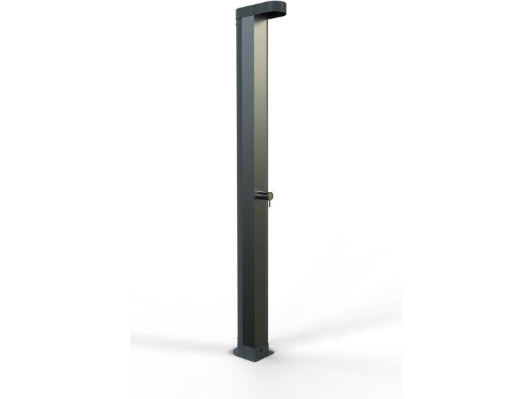 Angel" solar pool shower - 30 L - H.212.8 cm - Brown