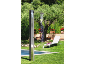 Niagara" solar pool shower - 30 L - H.215.7 cm - Steel