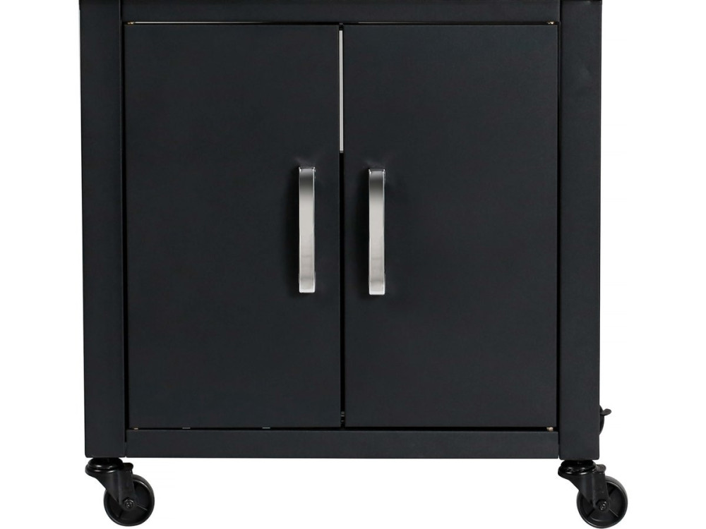 Bingo 5" gas barbecue with glass lid - 4 burners + 1 side + protective cover - 15.2 kW - Black