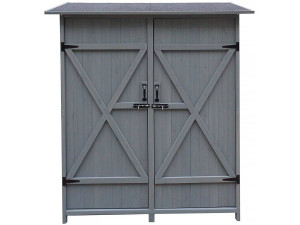 Garden cabinet "Space" - 140 x 49 x 162 cm - Anthracite