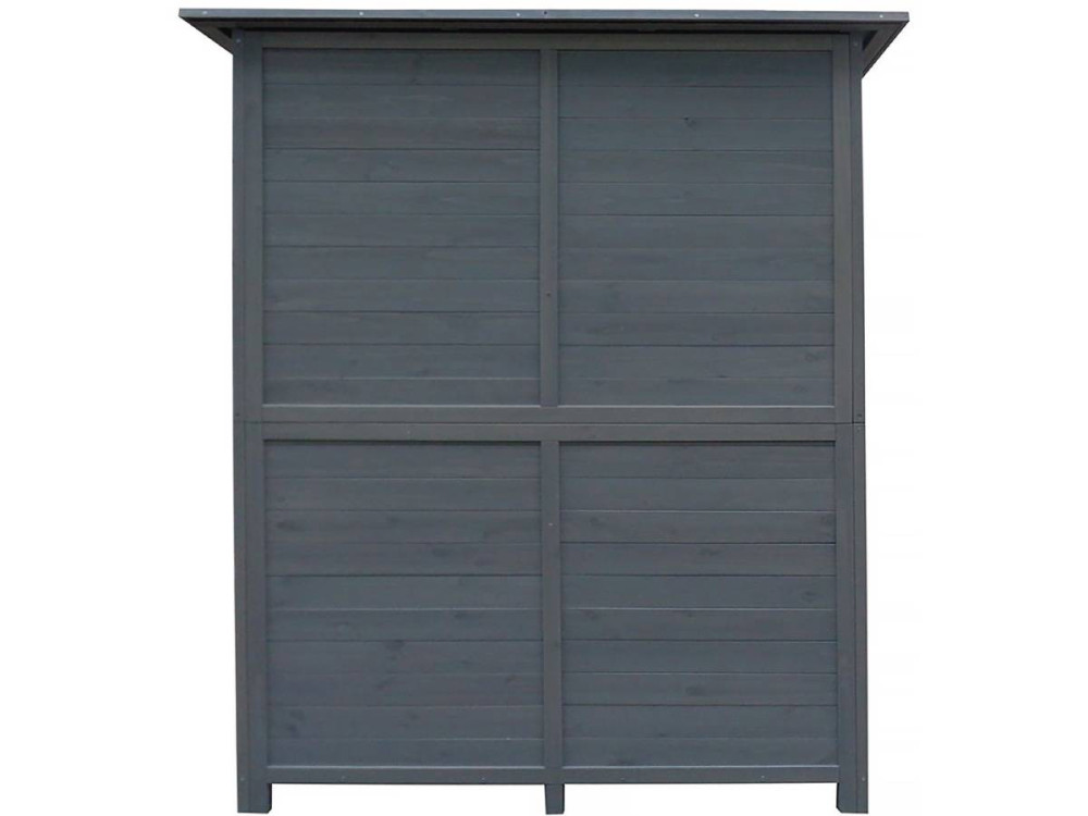 Garden cabinet "Space" - 140 x 49 x 162 cm - Anthracite