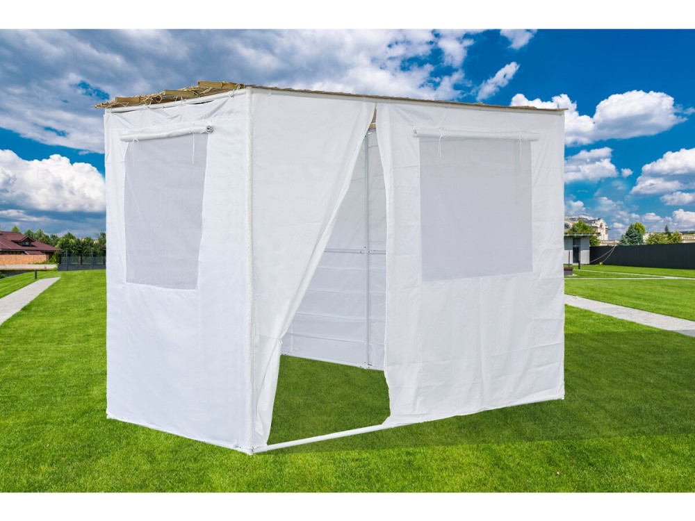 Adjustable NINA Sukkah Kit - 3 x 2 - 1 Bamboo Roll and 3 Wooden Strips