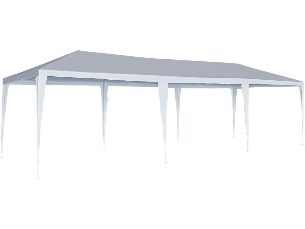 Garden Gazebo Party Tent  "Carolina 9" - 24.39 m² - 3 x 9 m - White