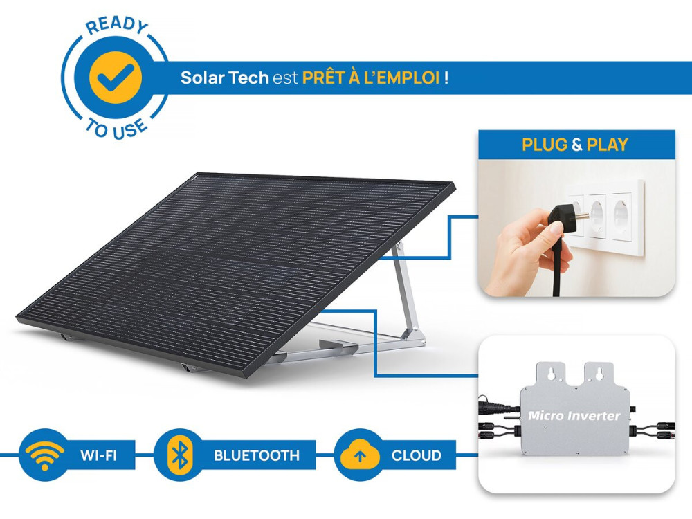 400w "Solar Tech" plug and play solar panel - Starter kit