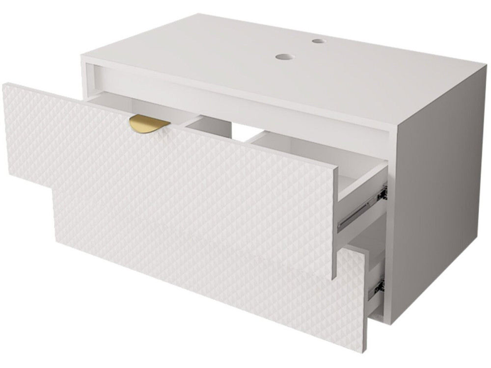 Ios bathroom furniture - 2 pieces - White