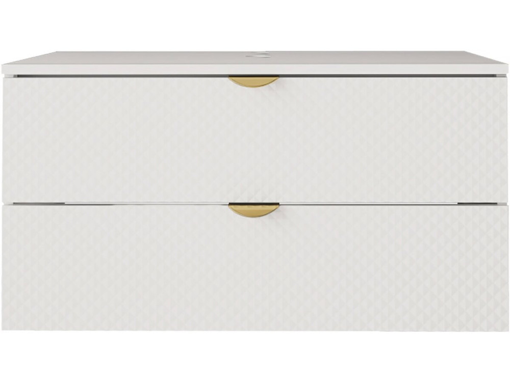 Ios bathroom furniture - 2 pieces - White