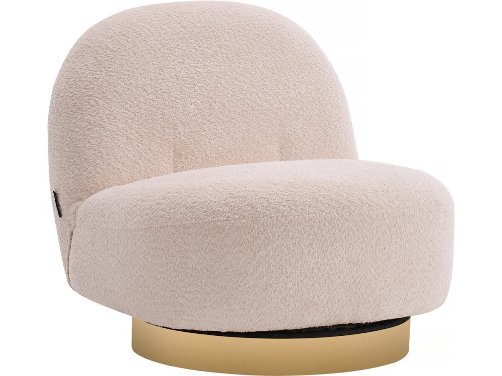 Churchill swivel terry chair - 76 x 80 x 74 cm - White
