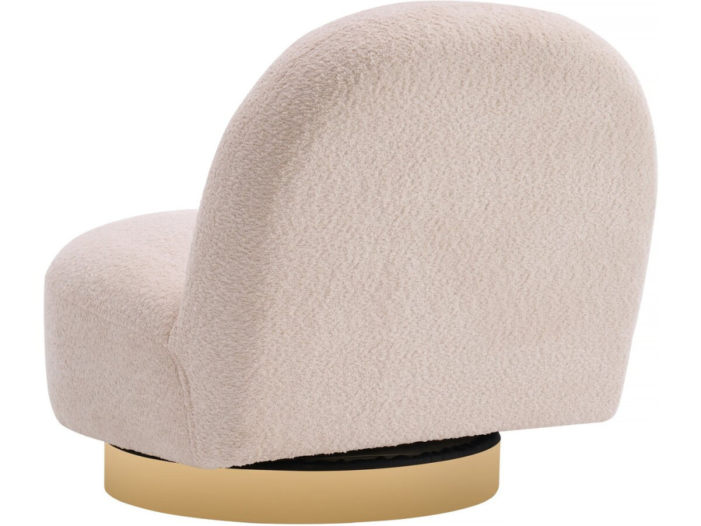 Churchill swivel terry chair - 76 x 80 x 74 cm - White