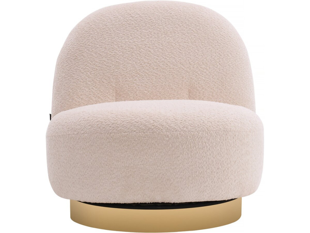 Churchill swivel terry chair - 76 x 80 x 74 cm - White