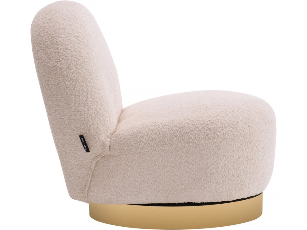 Churchill swivel terry chair - 76 x 80 x 74 cm - White