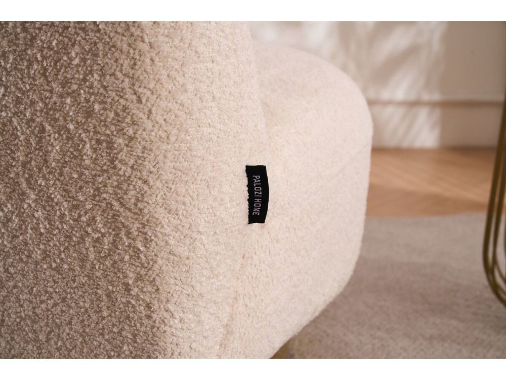 Churchill swivel terry chair - 76 x 80 x 74 cm - White