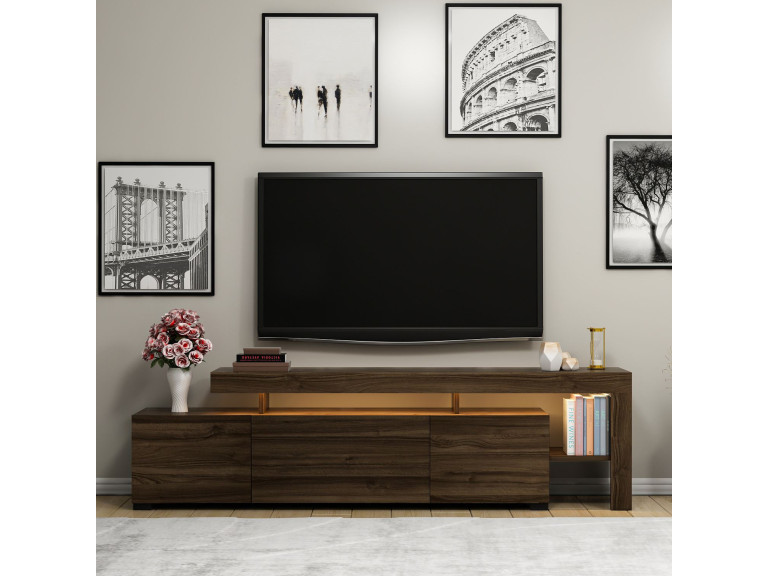 Beliz" wooden TV stand TV stand - 192 x 37 x 53 cm