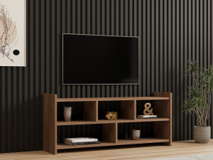 Pera" wooden TV stand - 117 x 28 x 55 cm - Atlantic pine 2