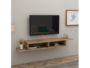 Muson" wooden TV stand - 120 x 29 x 18 cm - Atlantic Pine 2