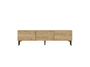 Felix" wooden TV unit 160 x 31.4 x 44.1 cm - Sapphire oak
