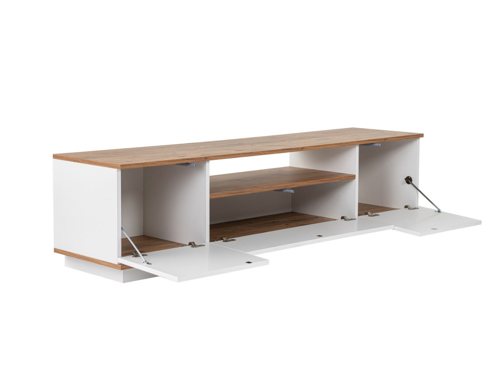 Veramont" wooden TV stand - 180 x 44 x 44 cm - Brown