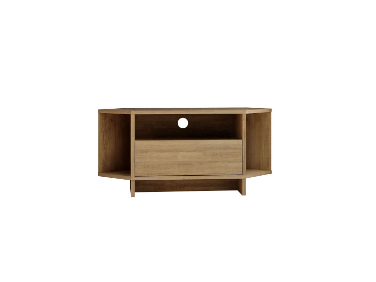 Viva" wooden TV stand - 95 x 35 x 45 cm - Beige