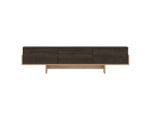 Hege" wooden TV stand - 180 x 30 x 44 cm - Brown